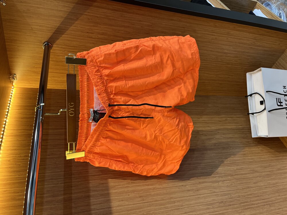 Off-White Premium Deniz Şortu | Turuncu
