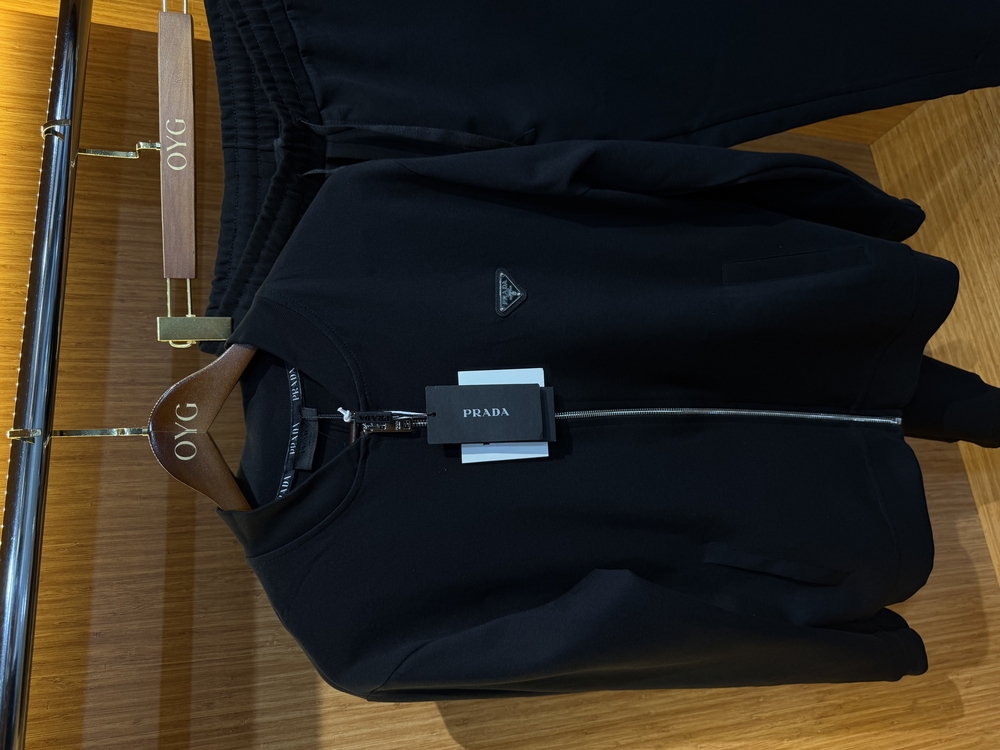 Prada Premium Eşofman Takımı | Siyah