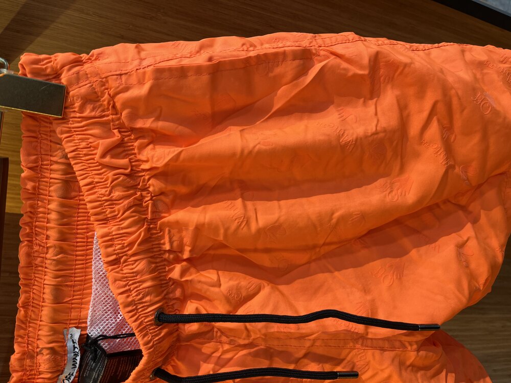Off-White Premium Deniz Şortu | Turuncu