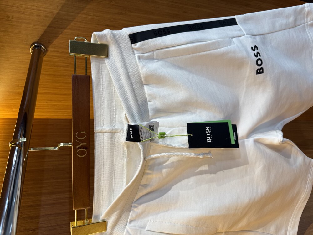 Boss Premium Şort | Beyaz