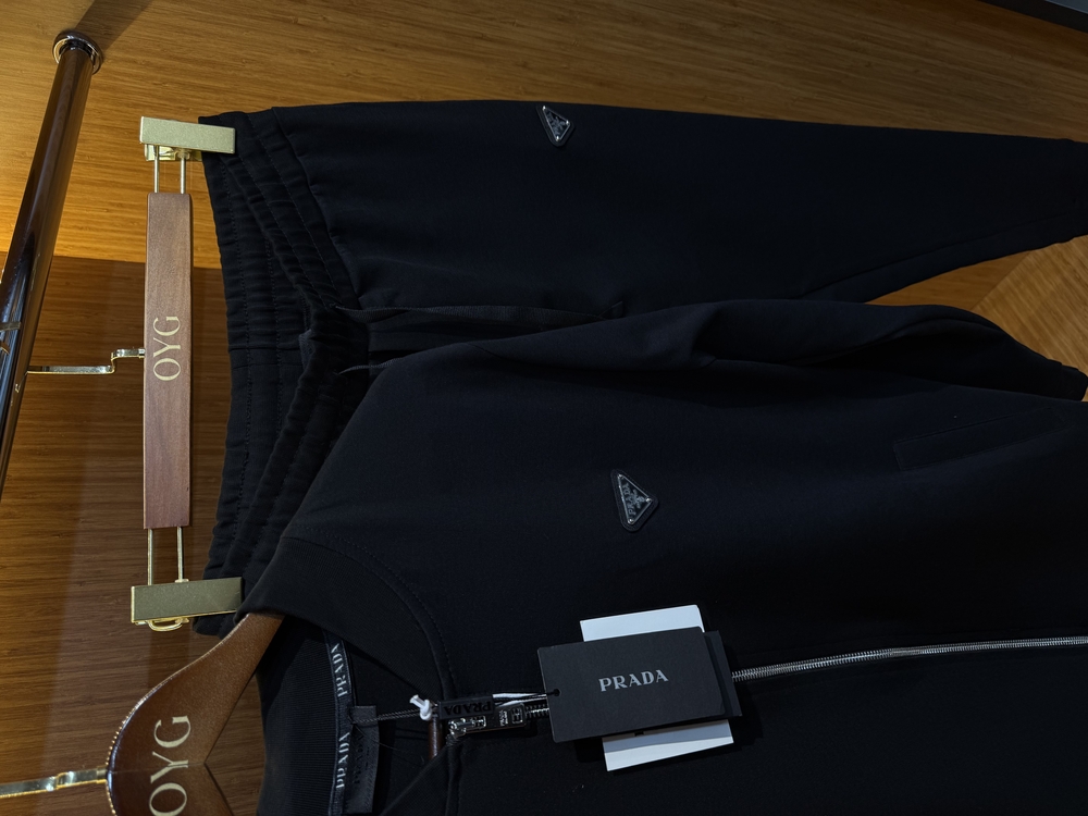 Prada Premium Eşofman Takımı | Siyah