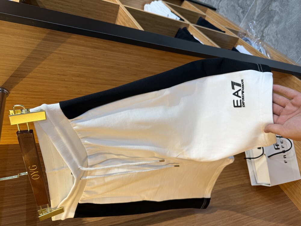 EA7 Premium Şort | Beyaz