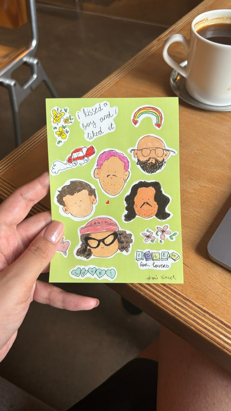 Idles Sticker Seti A6