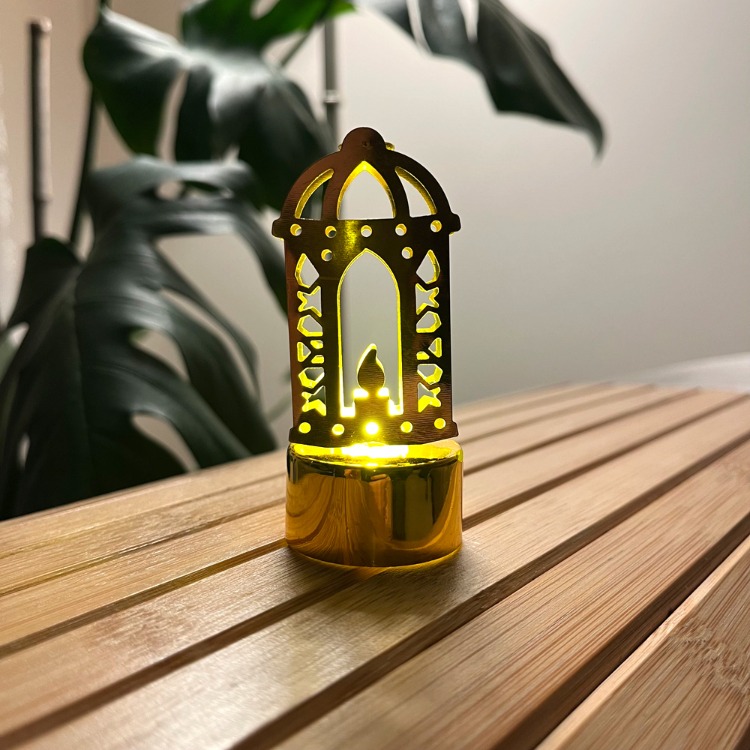 Dekoratif LED Ramazan Figürü – Kandil Tasarımlı