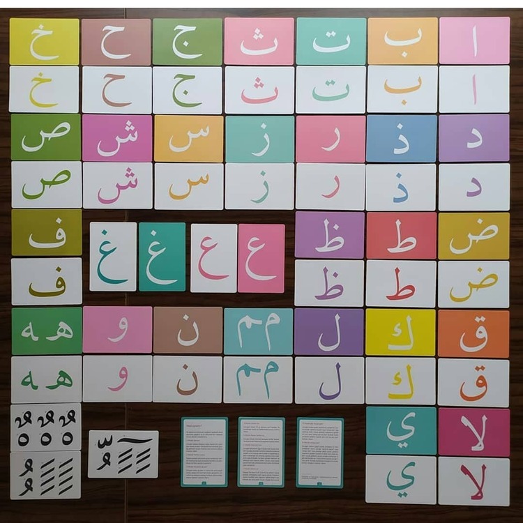 Kuran Harfleri Eşleştirme Kartları