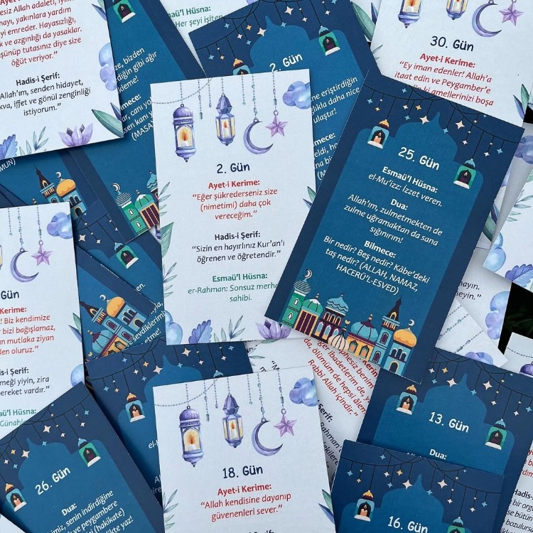 Stickerlı Ramazan Takvimi