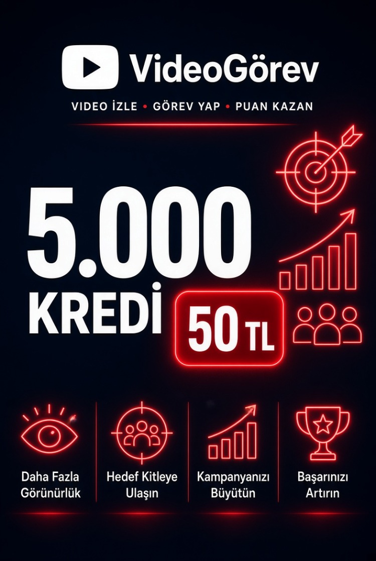 VideoGörev 5.000 Kampanya Kredisi