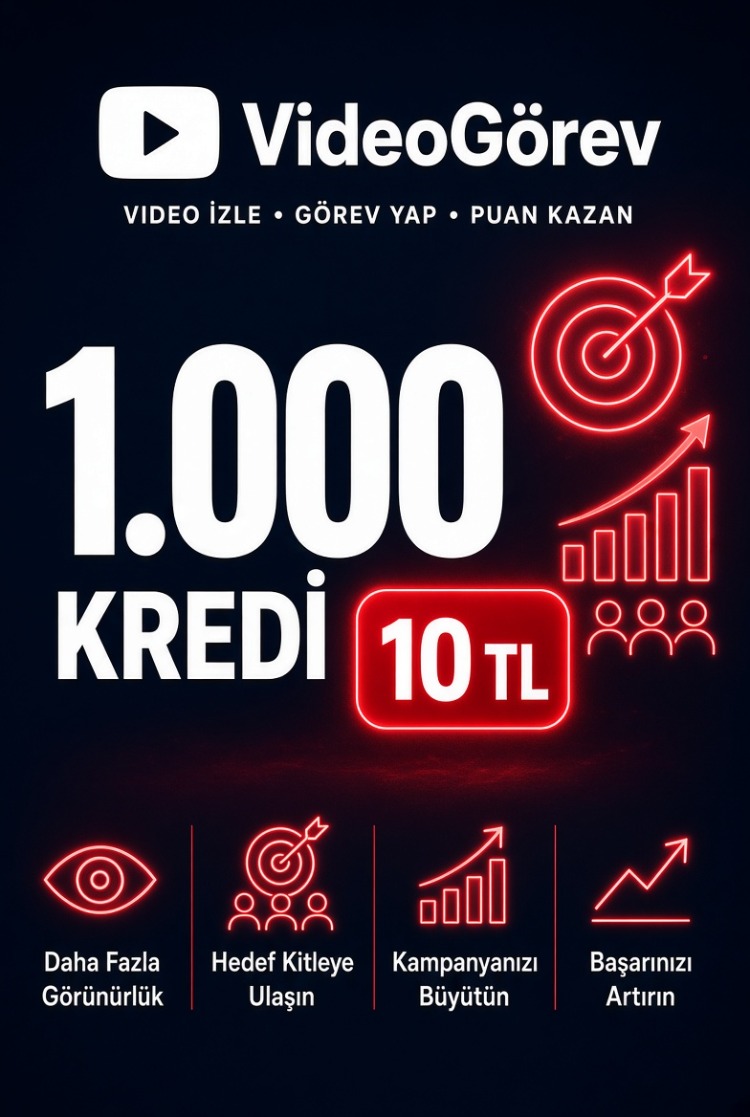 VideoGörev 1.000 Kampanya Kredisi