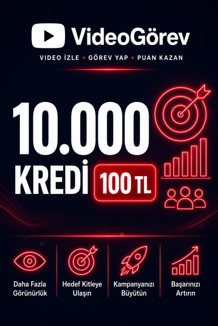 VideoGörev 10.000 Kampanya Kredisi