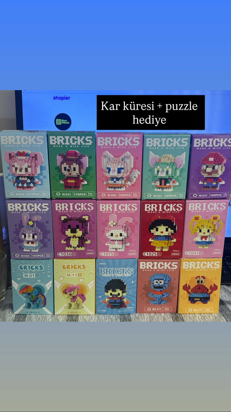15 ADET BRİCKS (SEN SEÇ)