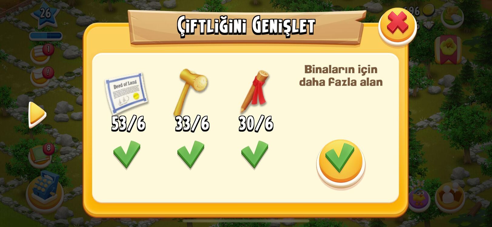 89 Adet Arazi Malzemesi