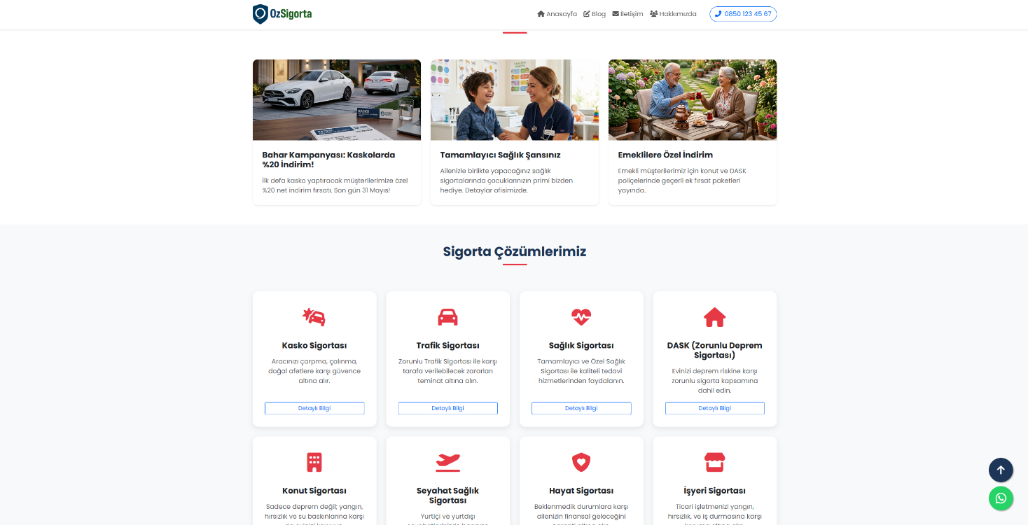 OzSigorta - Yeni Nesil Sigorta Takip ve Yönetim Sistemi | Tek Seferlik Lisans