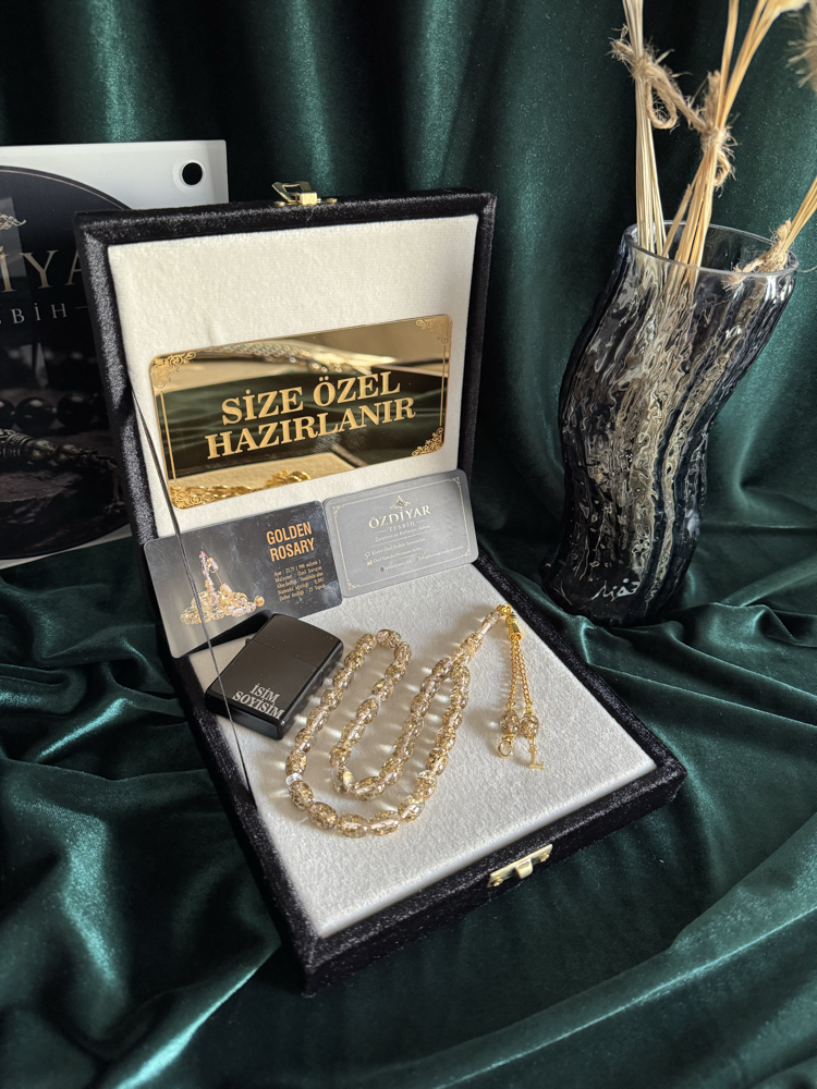 Şeffaf Golden Rosary