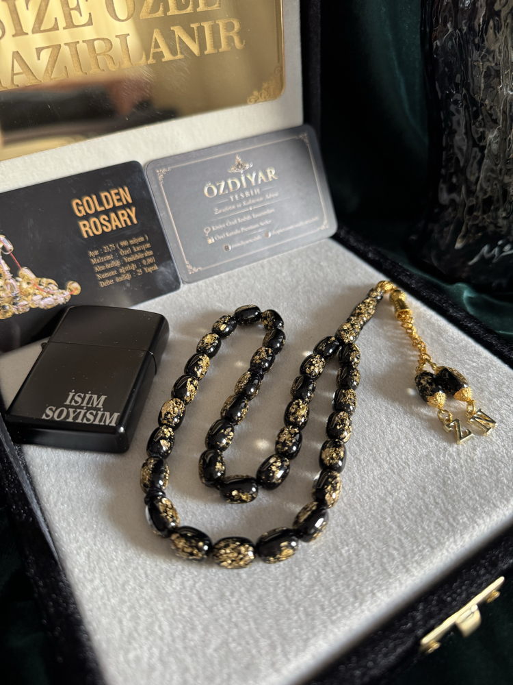 Siyah Golden Rosary