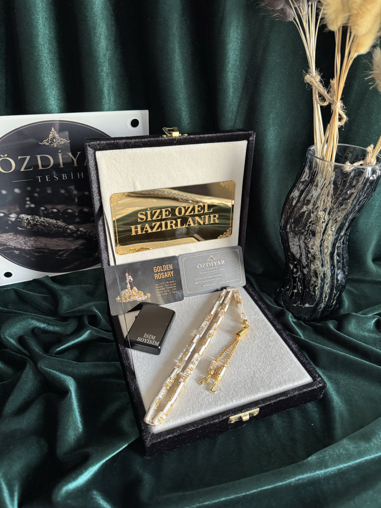 Beyaz Kesme Golden Rosary