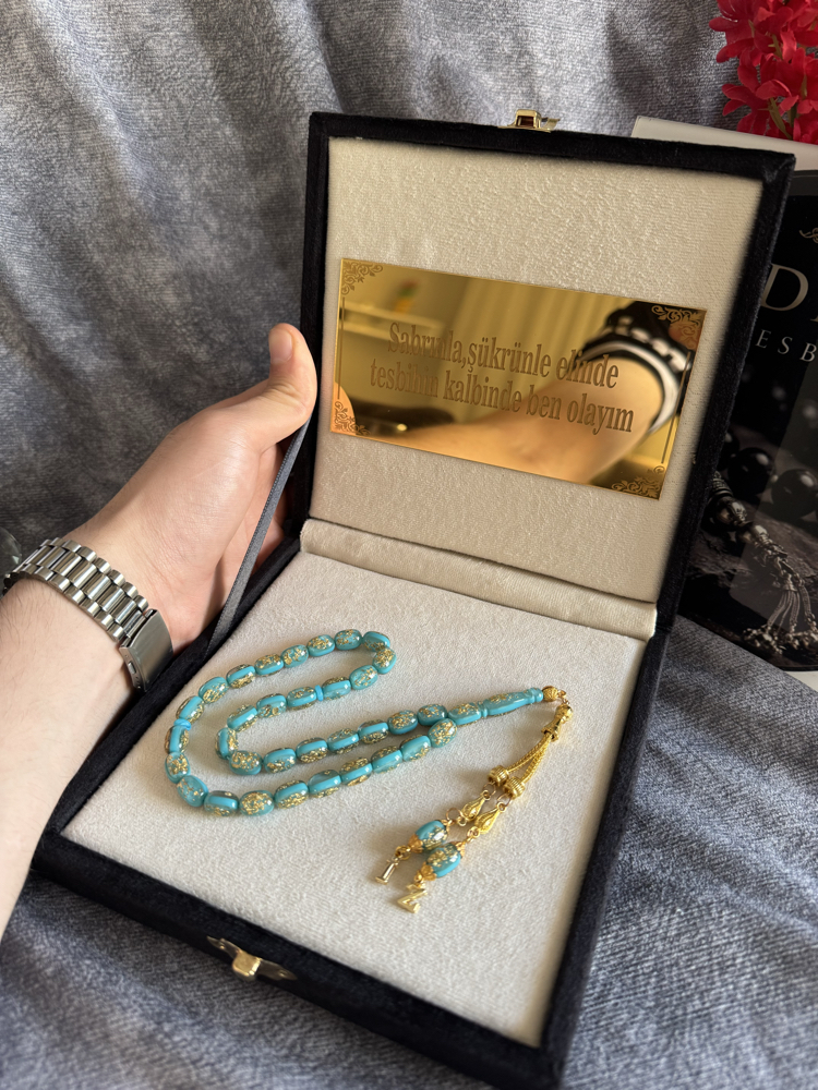  Turkuaz Golden Rosary 