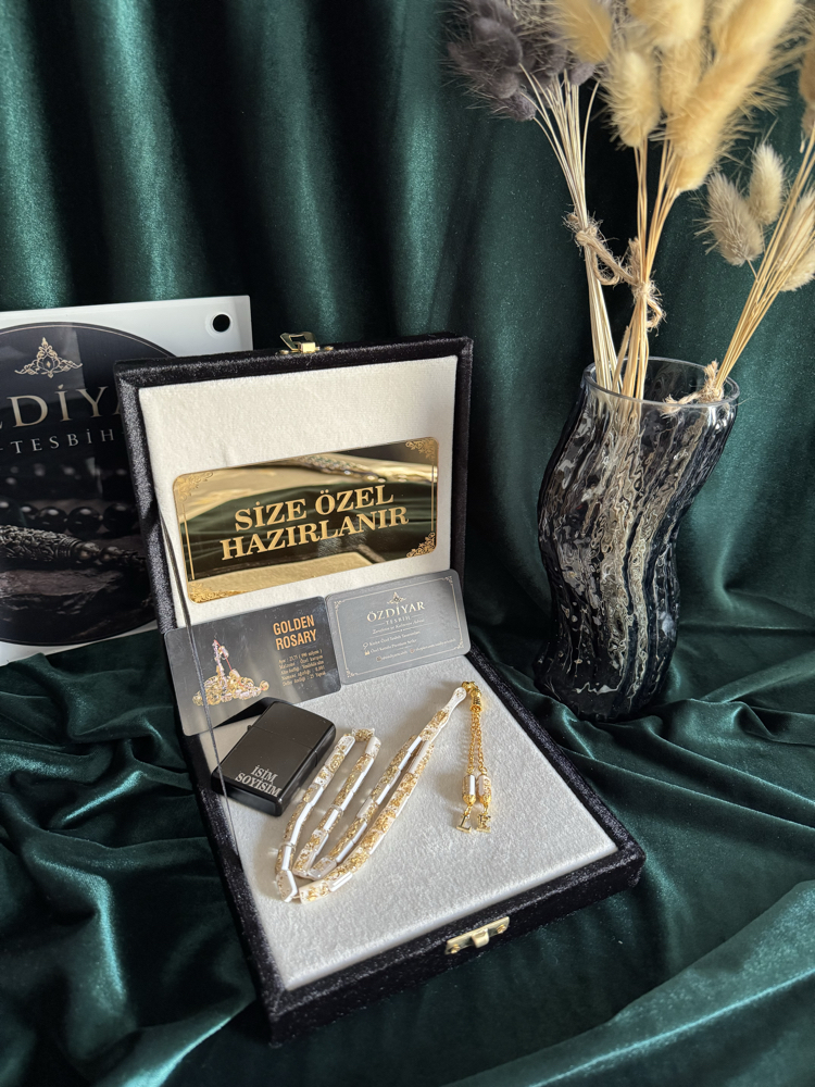 Beyaz Kesme Golden Rosary