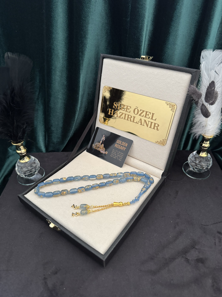 Buz mavisi golden rosary 