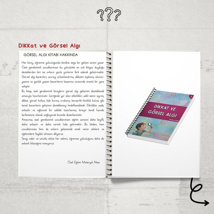 DİKKAT VE GÖRSEL ALGI KİTABI 