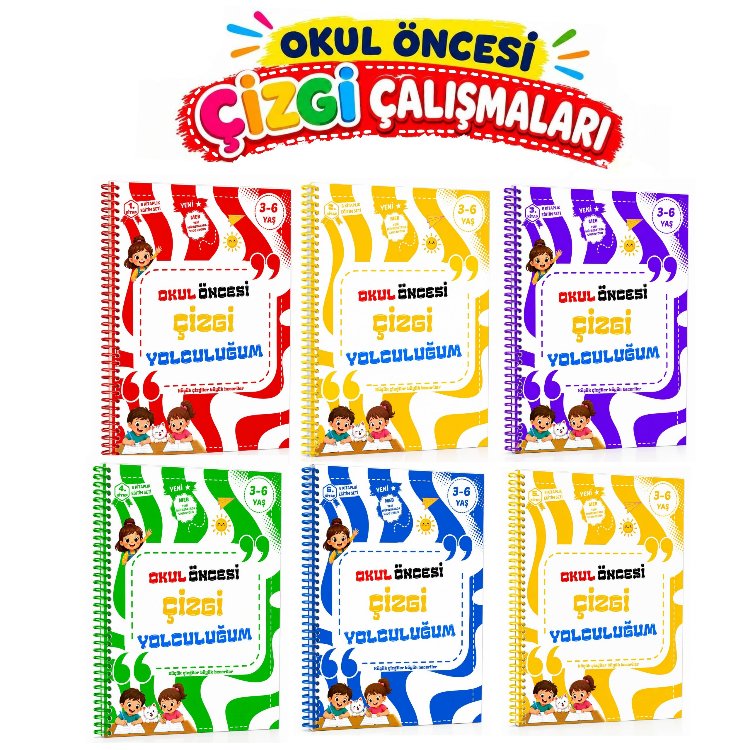 Okul Öncesi Çizgi Çalışmaları Seti 