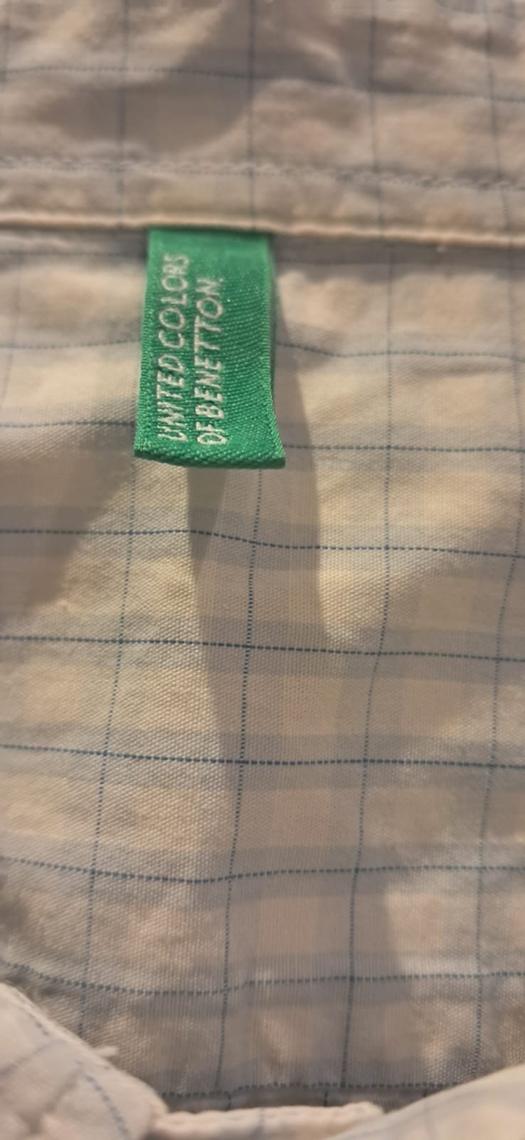 Benetton 42 Beden Buz Rengi Gömlek