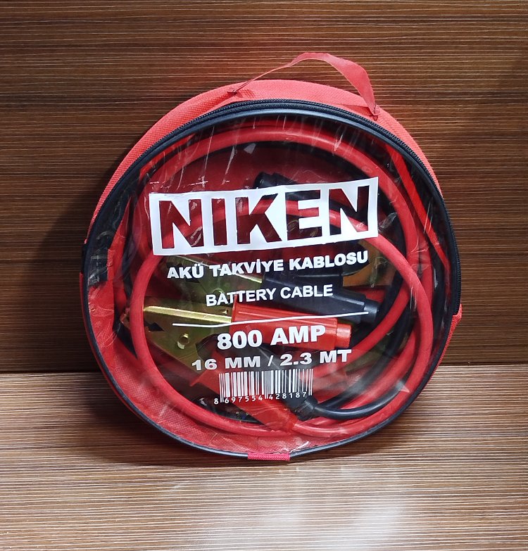 Akü Takviye Kablosu 16MM 800 AMP