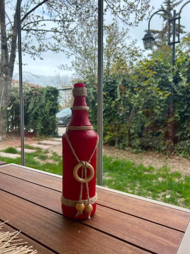 Kişiye Özel Renkli Cam Şişe