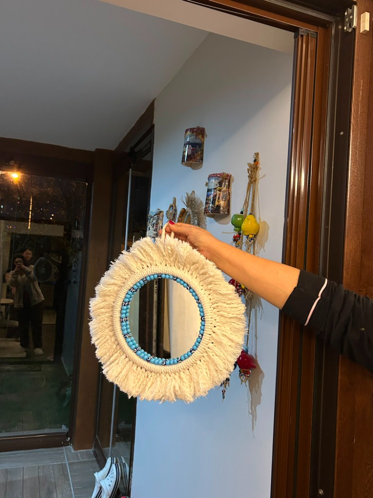 El Yapımı Dekoratif Duvar Aynası