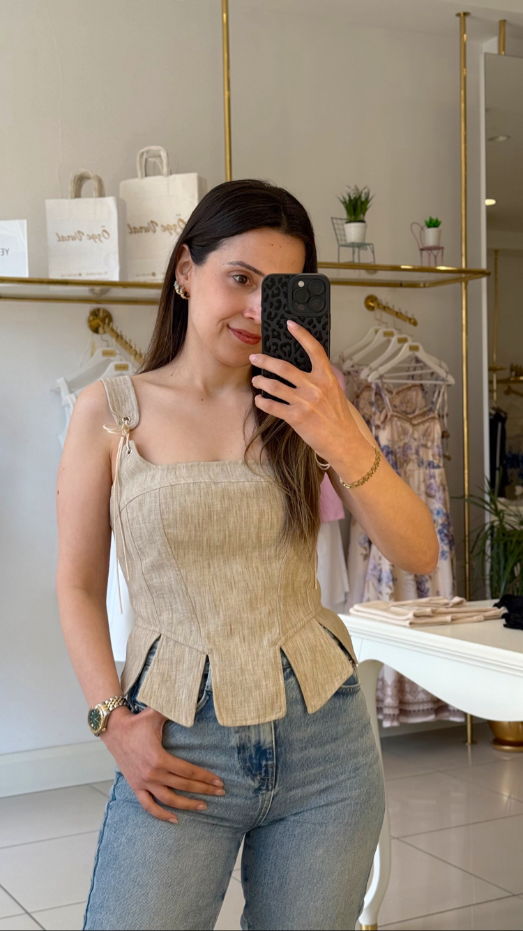 İp Bağlamalı Büstiyer