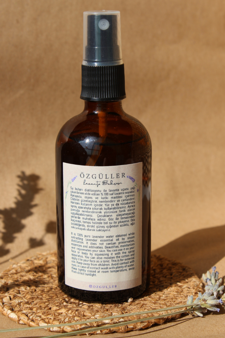 Özgüller Saf&Doğal 100 ml Lavanta Suyu