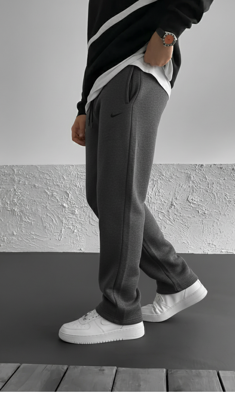 Koyu Gri baggy eşofman