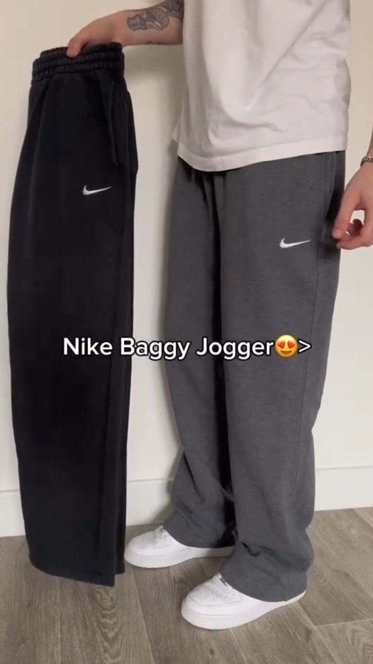 Koyu Gri Baggy Eşofman