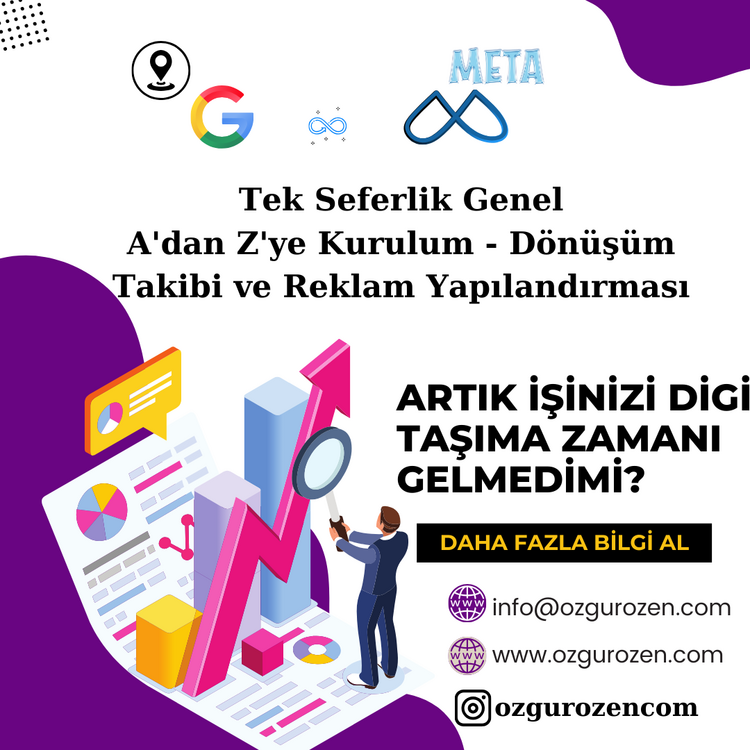 Google & Facebook - Instagram A'dan Z'ye Kurulum | Dönüşüm Takibi ve Reklam Yapılandır