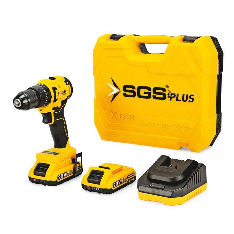 SGS
AKÜLÜ DARBELİ MATKAP SETİ 20V 45Nm Tork 2*2.0Ah (KÖMÜRSÜZ MOTOR)