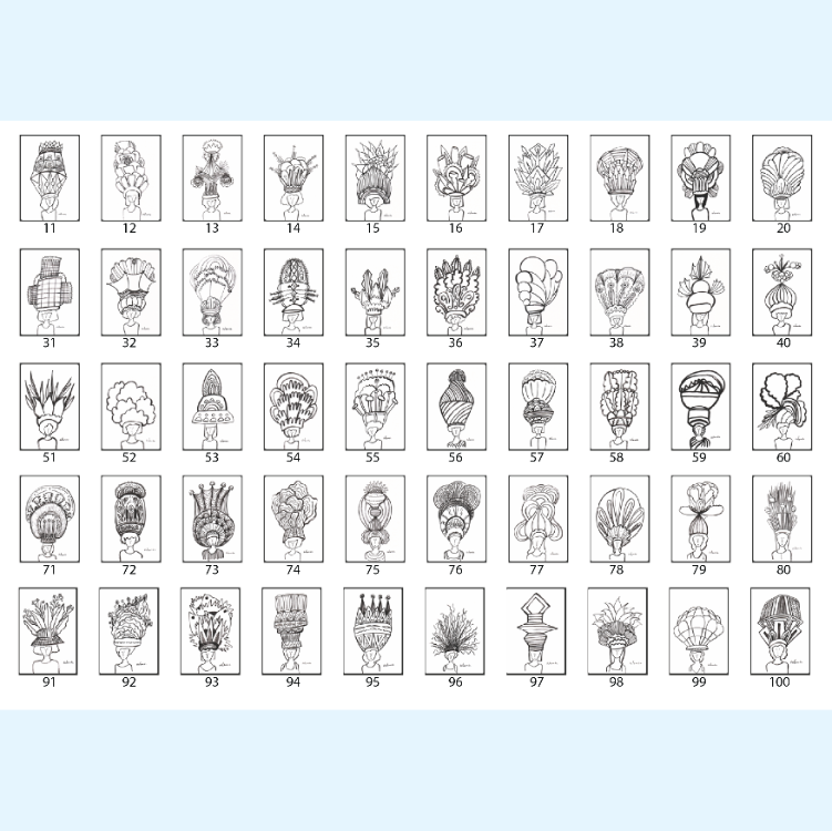 100 Crowns Baskı 10x15