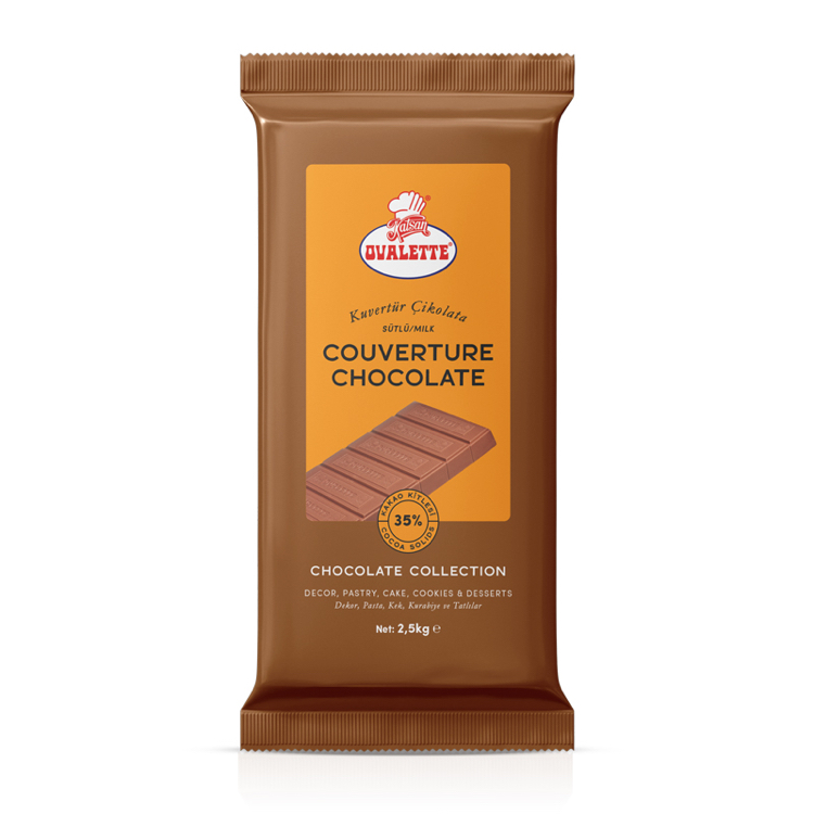 OVALETTE SÜTLÜ KUVERTÜR 2,5 KG