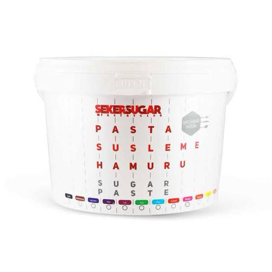 ŞEKER SUGAR 2,5 KG BEYAZ PASTA SÜSLEME HAMURU