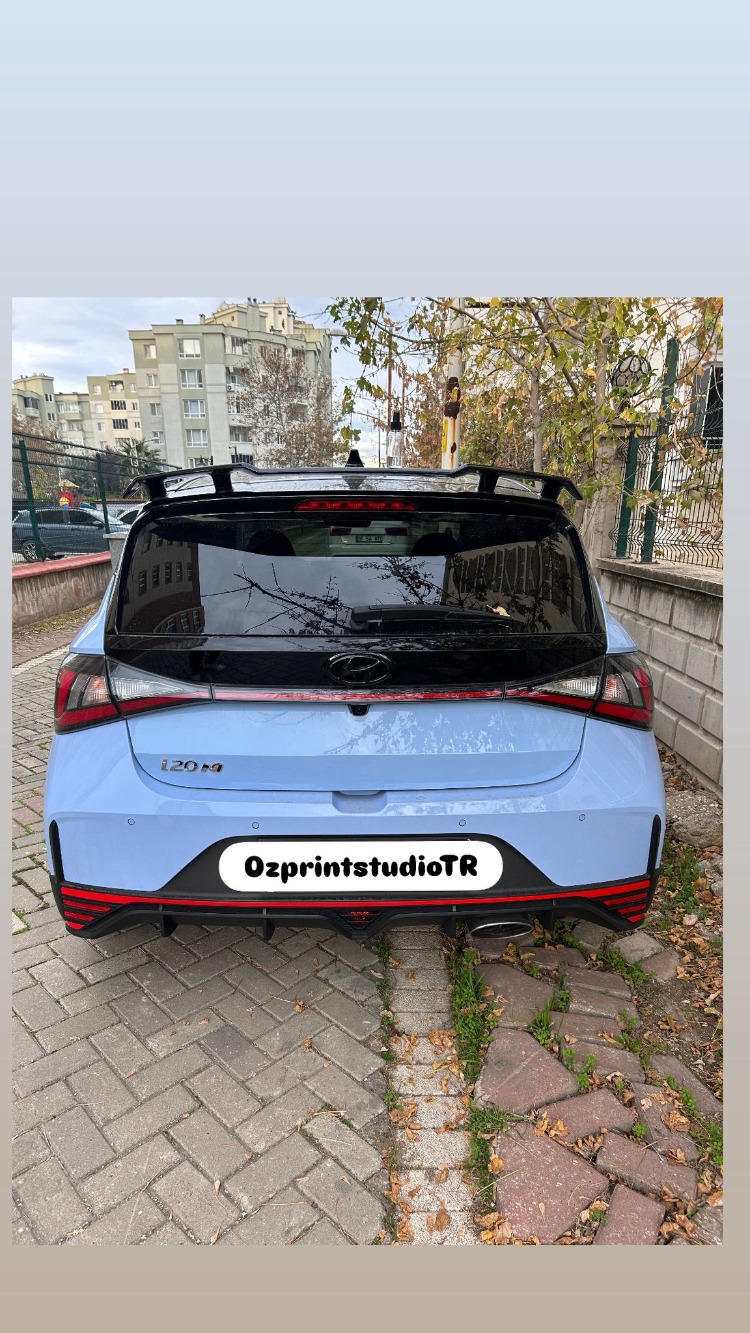 Hyundai İ20N Piyano Black Arka Logo