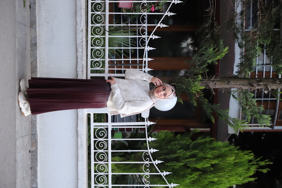 Bordo Deri Etek
