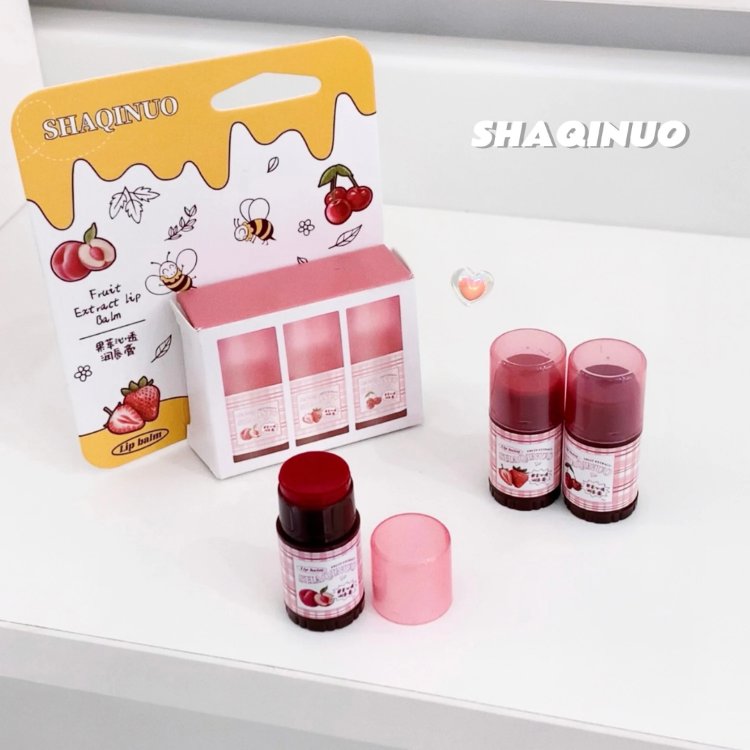 shaqınuo lip balm 3lü set 