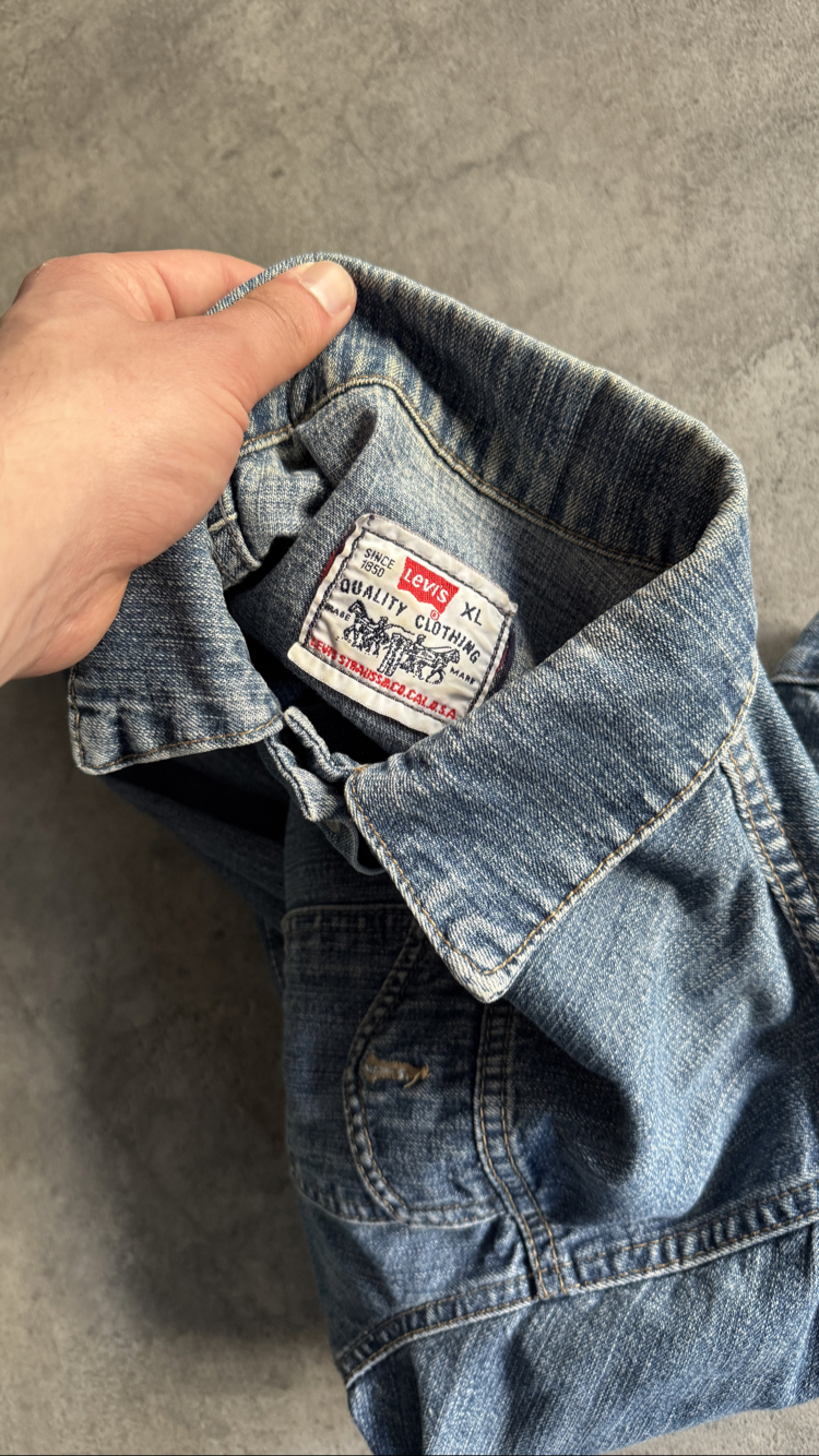 Oversize Kadın Levi’s Kot Ceket