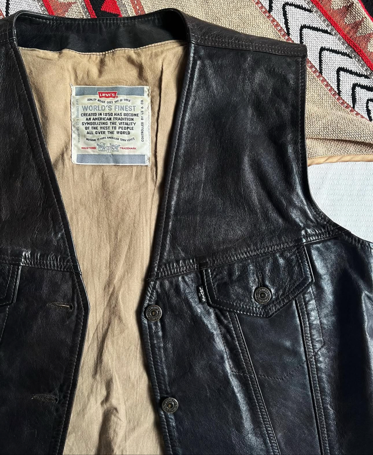 Vintage Levi’s Custom Deri Yelek