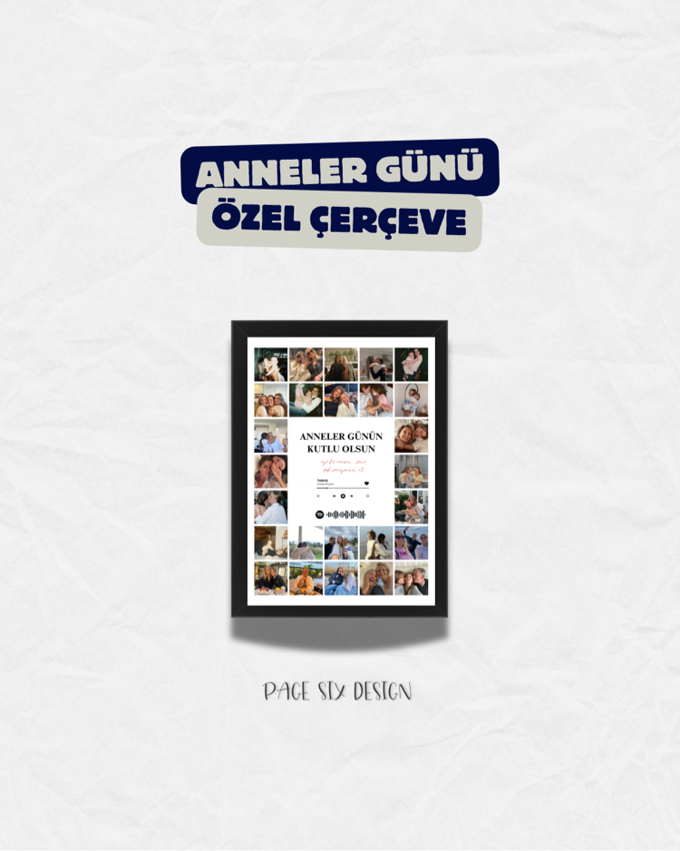 Anneler Günü Özel Çerçeve (21x30)