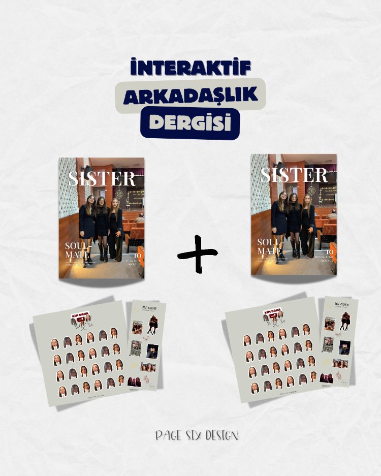 İnteraktif Arkadaşlık Dergisi Seti (%50 İndirimli)
