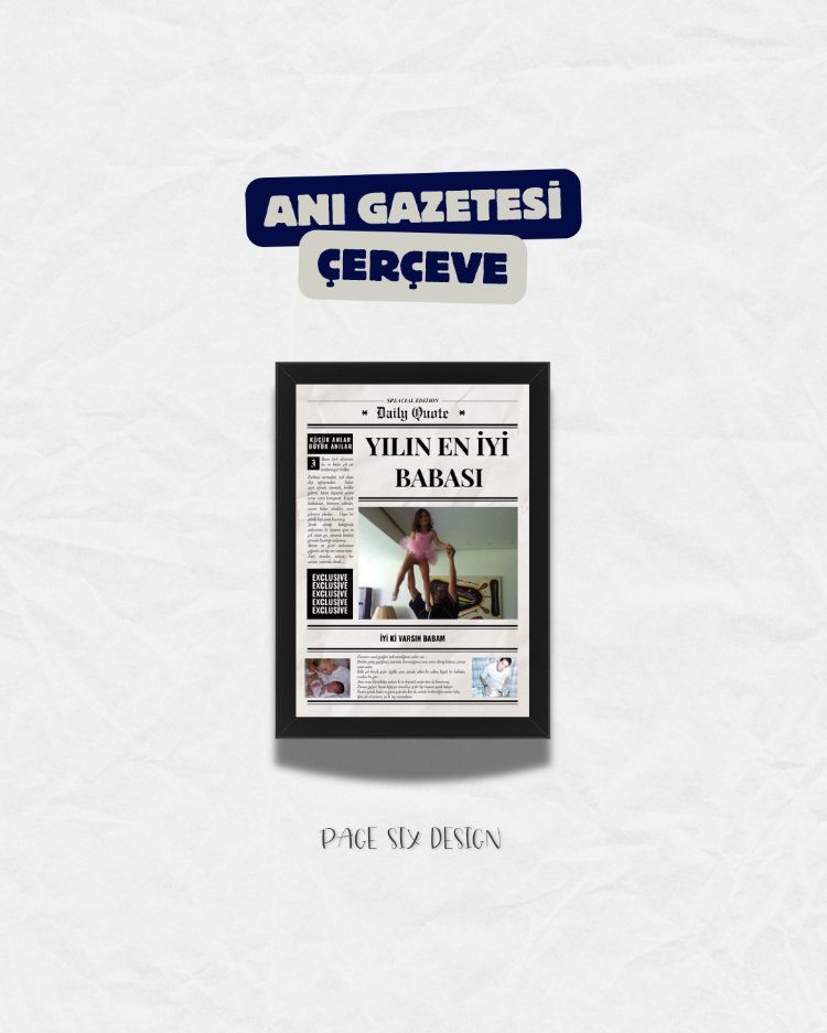 Anı Gazetesi Çerçeve (21x30)