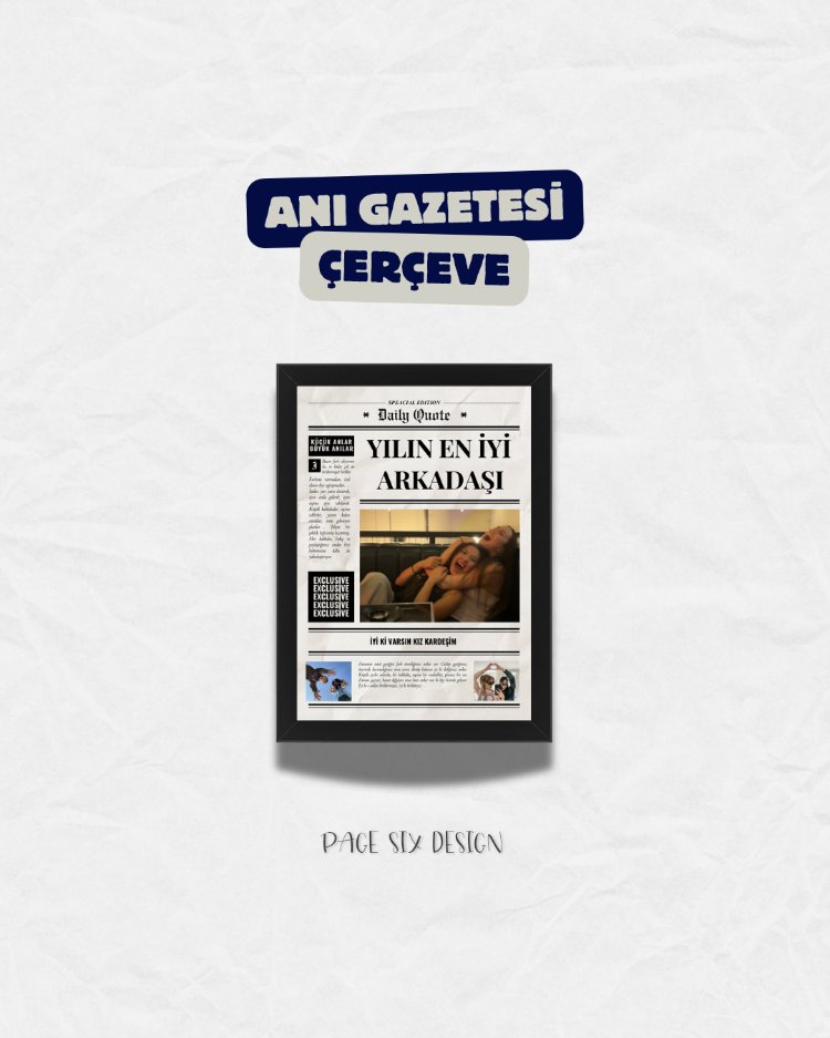 Anı Gazetesi Çerçeve (21x30)