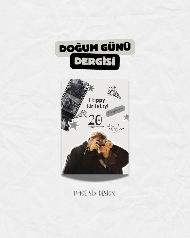 Doğum Günü Anı Dergisi