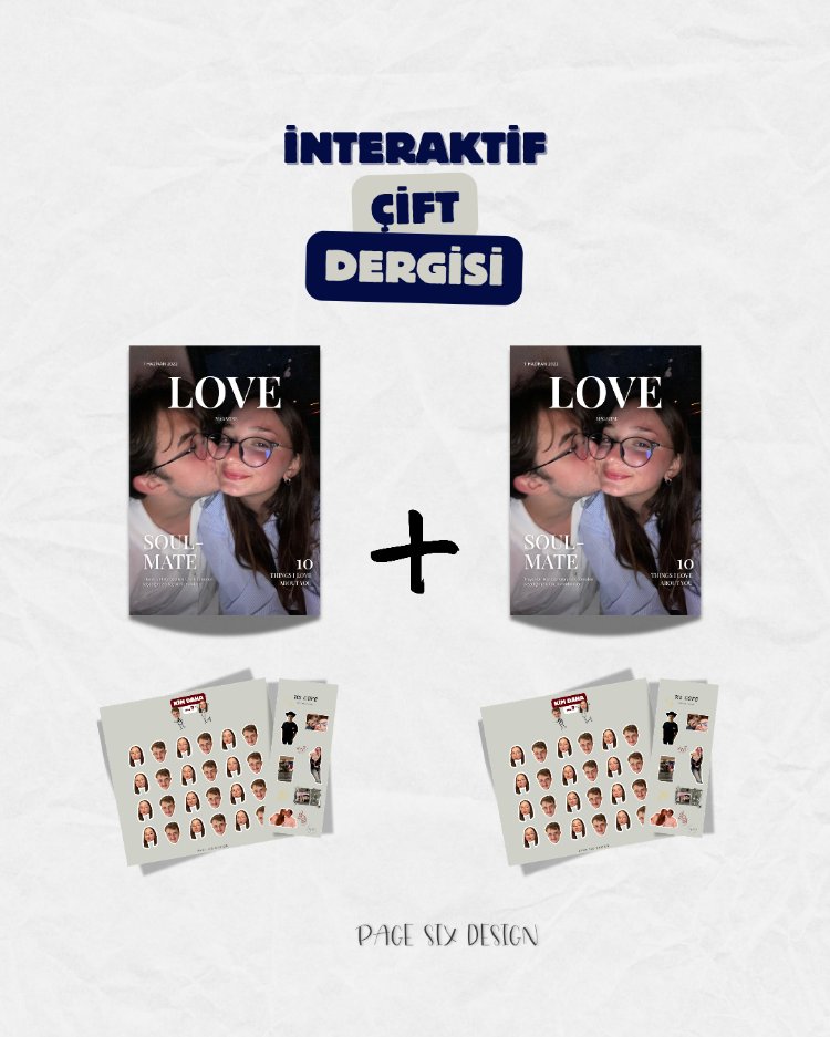 İnteraktif Çift Dergisi Seti (%50 İndirimli)