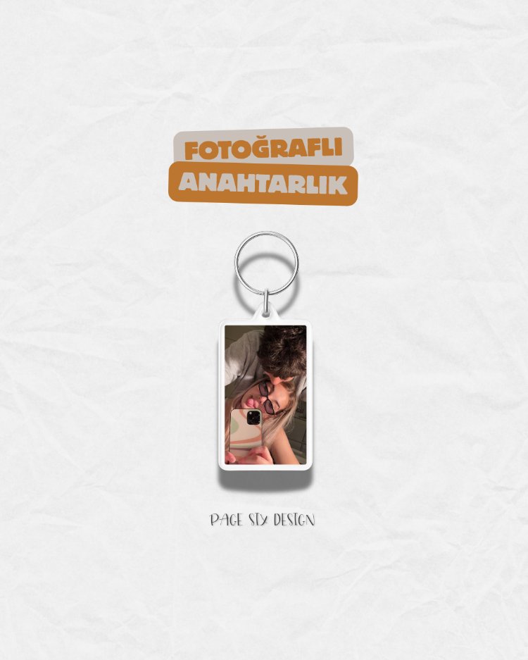 Kişiselleştirilebilir Fotoğraflı Anahtarlık