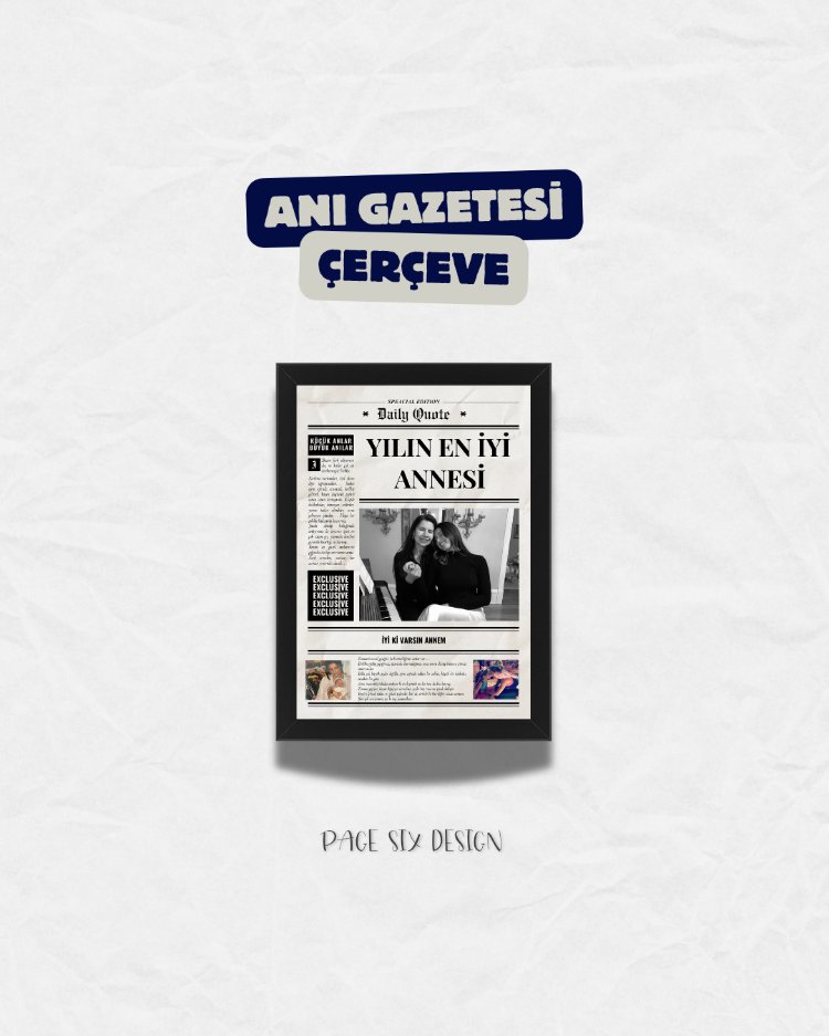 Anı Gazetesi Çerçeve (21x30)